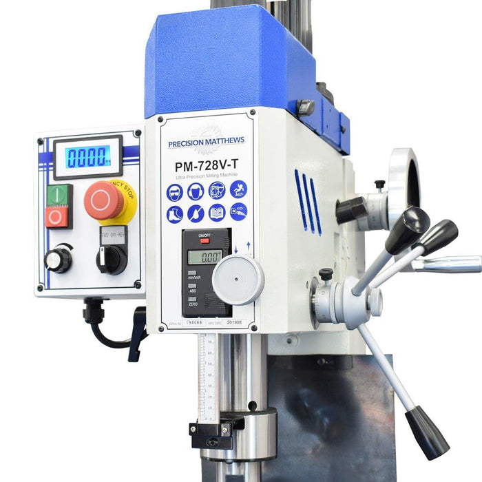 PM-728VT Ultra Precision Variable Speed Milling Machine