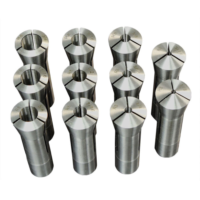 11 Piece Precision R-8 Collet Set
