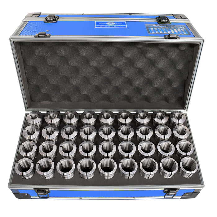 72 Piece Precision Inch 5C Collet Set, 1/64" to 1-1/8"