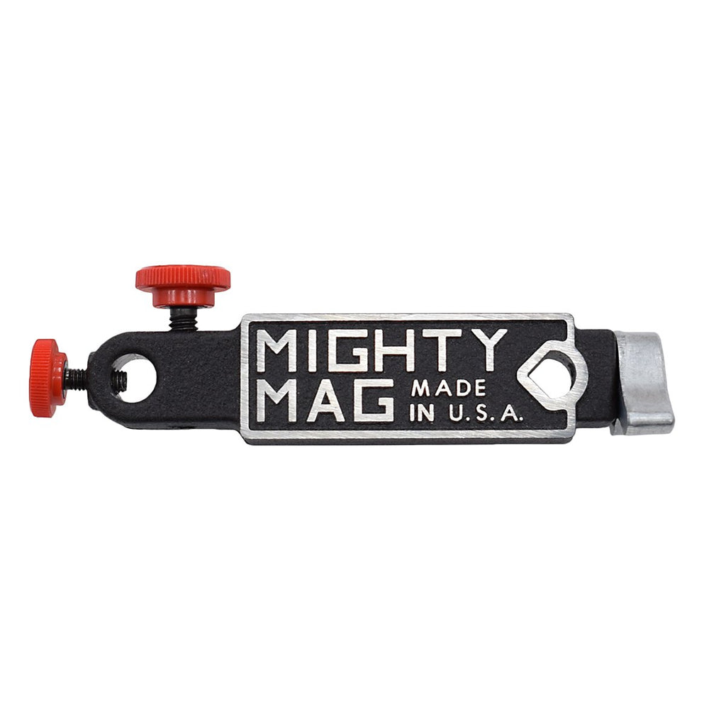 Westhoff 400-3 Mighty Mag Magnetic Base – 45 Lbs Pull, 6 Mounting Holes, 4-3/8" Compact Size, Quick Release Lever