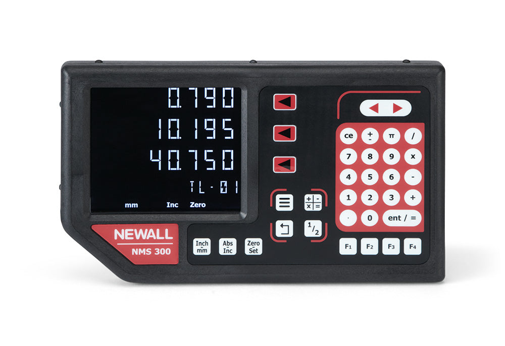 Newall NMS300 2 Axis Lathe DRO - 6x38 Inch Travel Scales
