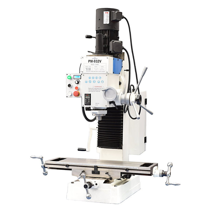 Milling Machine Variable Speed PM-932V Variable Speed Milling Machine — Precision Matthews Machinery Co