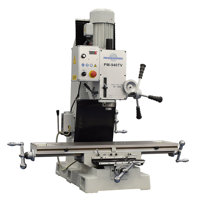 Milling Machine Variable Speed PM-940TV Ultra Precision Variable Speed Milling Machine — Precision ...