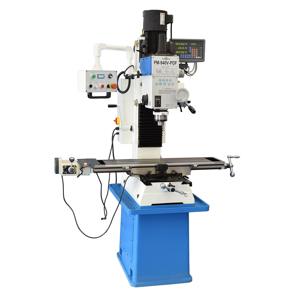 Per Mil Machine PM-940V Variable Speed Milling Machine — Precision Matthews Machinery Co