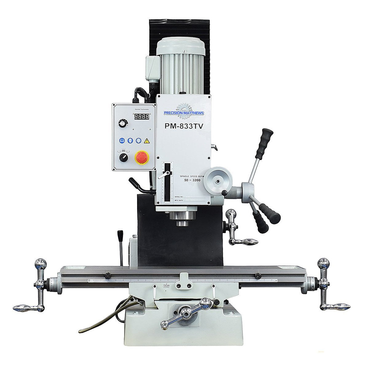 Milling Machine Variable Speed PM-833TV Ultra Precision Variable Speed Milling Machine — Precision ...